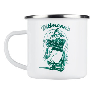 Feinkost Dittmann Emaille Tasse