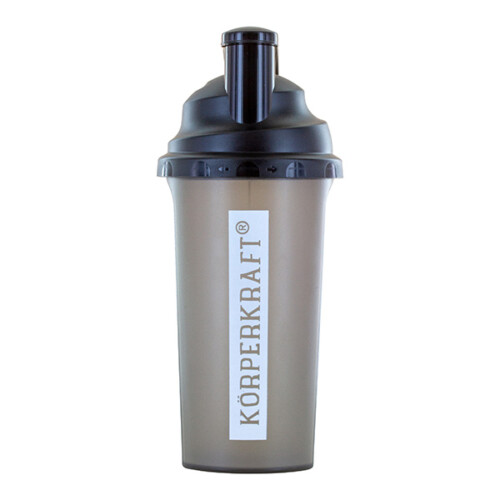 Körperkraft Shaker mit Körperkraft Schriftzug Plastik Füllmenge 700 ml