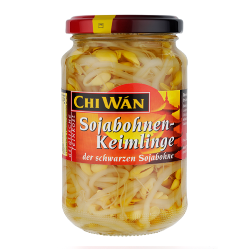 Chi Wan Sojabohnenkeimlinge der schwarze Sojabohne im Glas 350 g