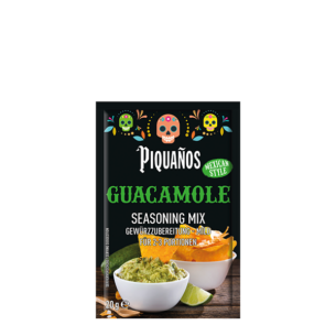 Piquanos Guacamole Seasoning Mix Gewürzzubereitung Mild für 2 bis 3 Portionen Mexican Style 20 g