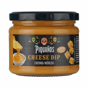 Piquanos Cheese Dip Mexican Style Cremig würzig im Glas 280 ml