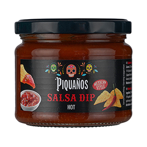 Piquanos Salsa Dip Hot Mexican Style im Glas 280 ml