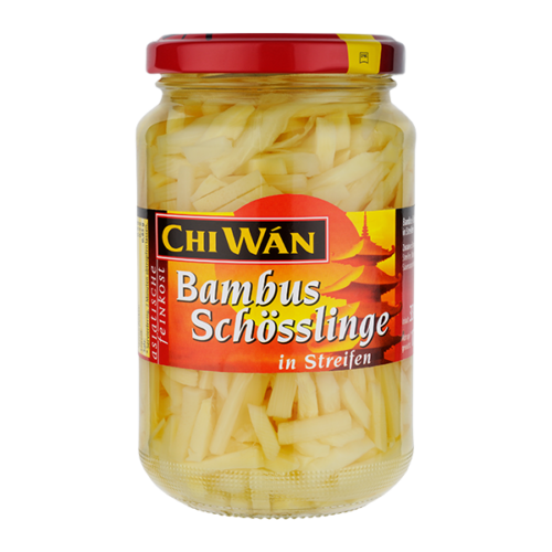 Chi Wan Bambusschösslinge in Streifen im Glas 330 g