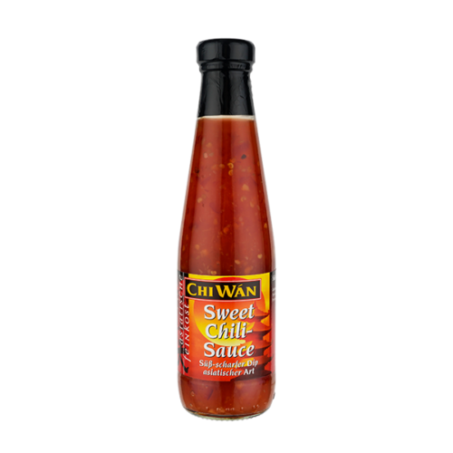 Chi Wan Sweet Chili Sauce süß, scharfer Dip asiatischer Art in Glasflasche 300 ml