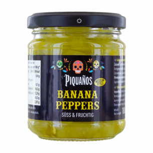 Piquanos Banana Peppers süß und fruchtig Mexican Style 180 g