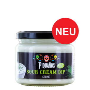 Piquanos Sour Cream Dip Neu Cremig Mexican Style im Glas 280 ml