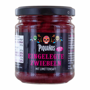 Piquanos Eingelegte Zwiebeln mit Limettensaft Mexican Style 190 g