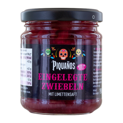 Piquanos Eingelegte Zwiebeln mit Limettensaft Mexican Style 190 g