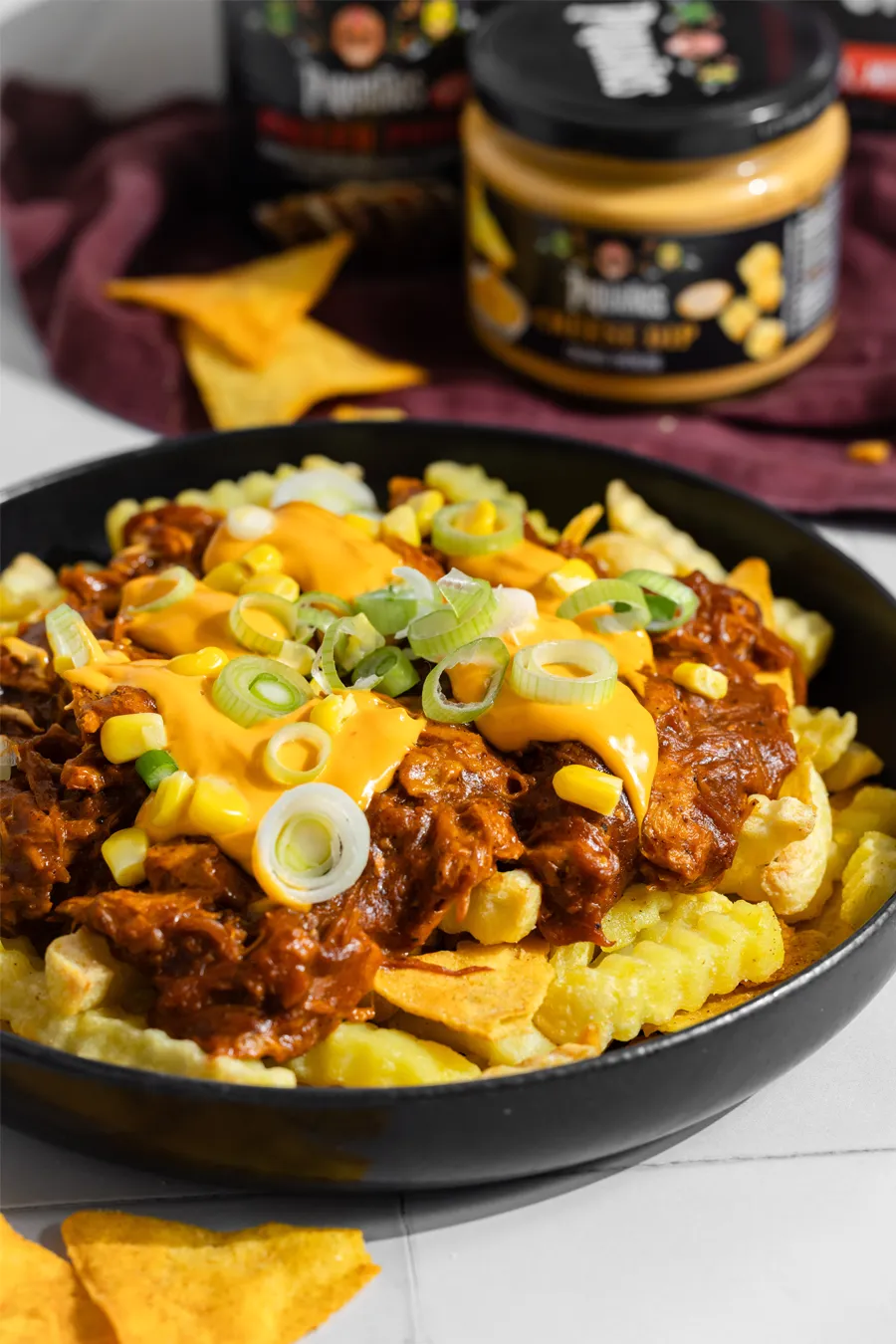 FD_Loaded BBQ Fries mit Pulled Pork